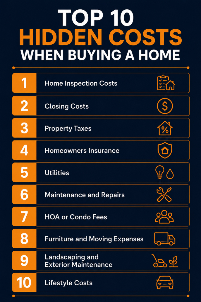 Hidden cost when buying a home